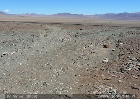 v�a ciega en la estaci�n San Pedro (cerca de Inca de Oro)