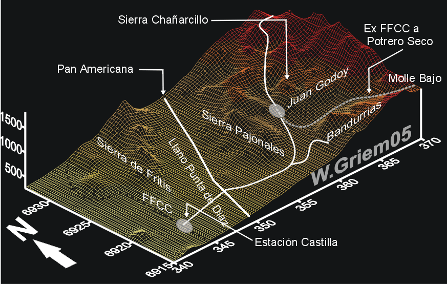 3D de Chañarcilo, Region de Atacama - Chile