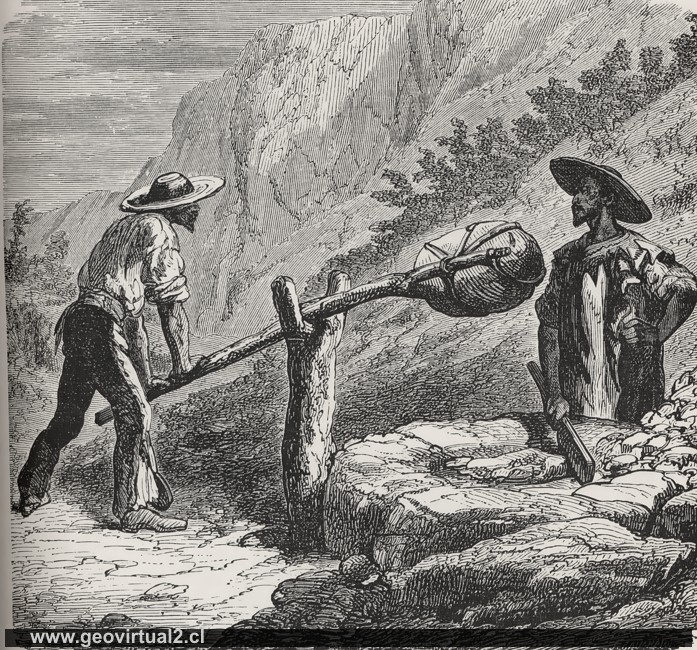 Erzzertrümmerung - Südamerika (Simonin, 1867) - Maray