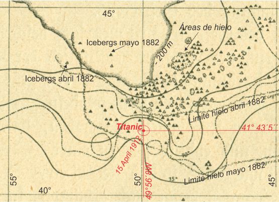 Newfundland Icebergs y Titanic