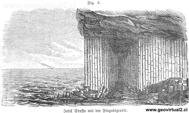 Staffa: Basaltos en columnas