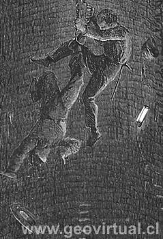 Accidente en una mina - SIMONIN (1867)