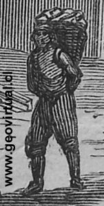 Minero en 1872 - mina Esperanza, Tres Puntas (Atacama)