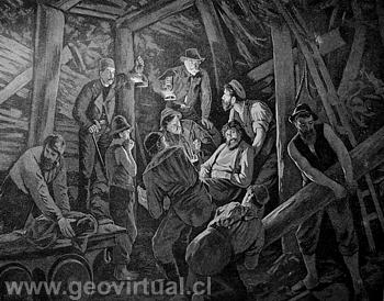 Accidente en una mina (Treptow, 1900)