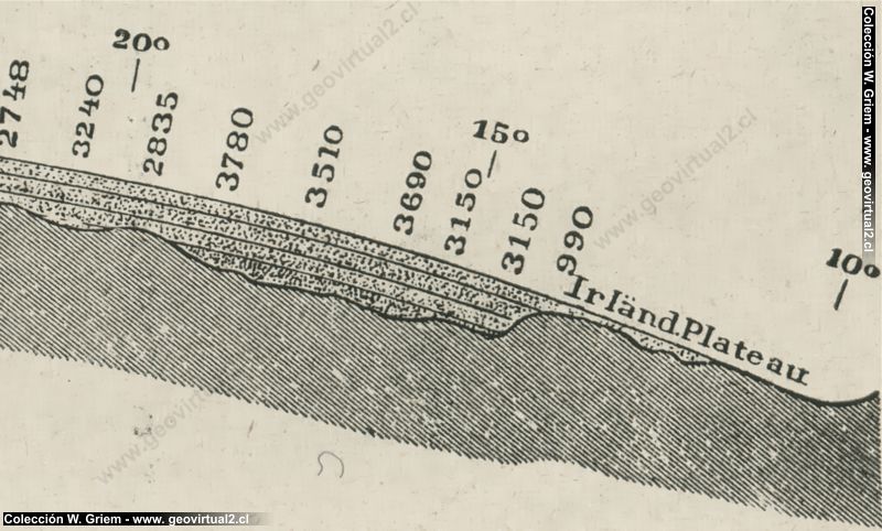 Die Kontinentalplattform vor Irland Krümmel (1886)