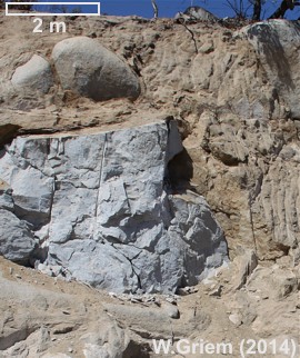 Sedimentos de época glaciar - por el hielo