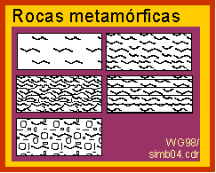 simbolos litol�gicos en la geolog�a