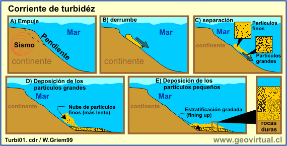Corriente de turbidez - turbitity current