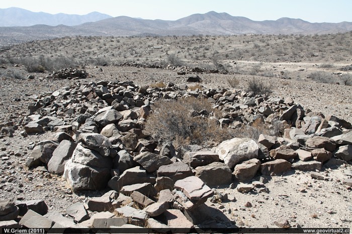Ruinas de la mina Aris en Agua Amarga - Atacama, Chile