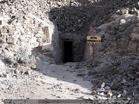 Entrada a la mina Dolores 3