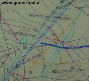Carta geol�gica de las vetas de Cha�arcillo