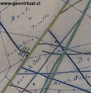 Carta geol�gica de las vetas de Cha�arcillo