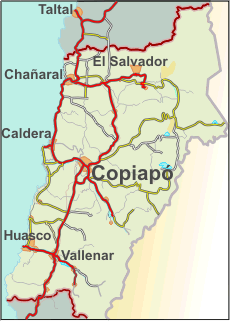 Carta de la Regi�n Atacama