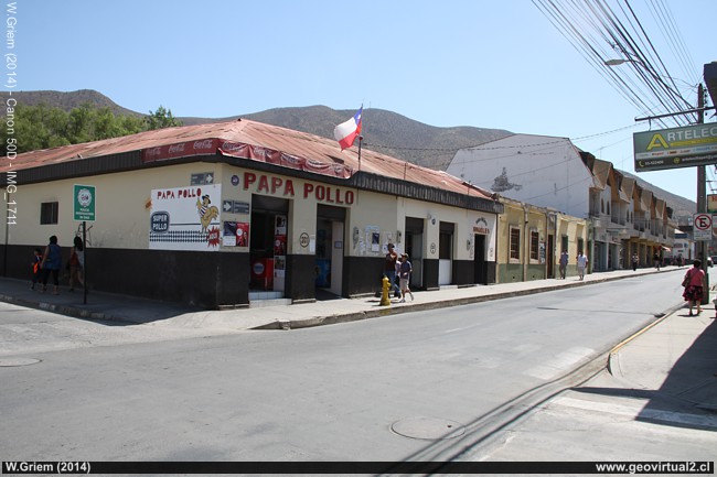 Calle en Illapel, Chile