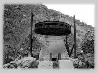 Materialseilbahn in Atacama, Chile