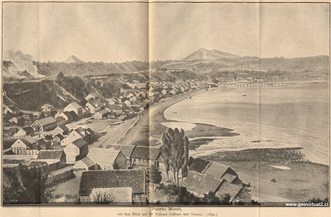 Hugo Kunz: Puerto Montt en 1890