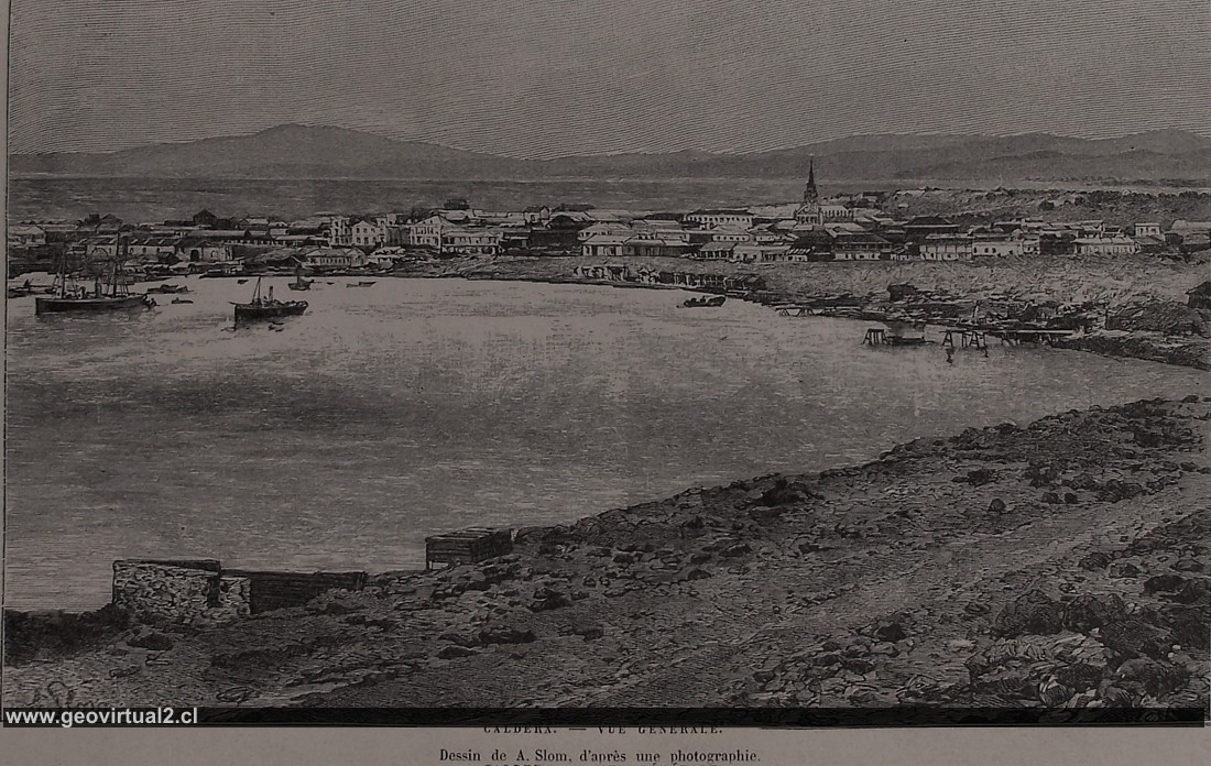 E. Reclus: Caldera en el desierto de Atacama, Chile