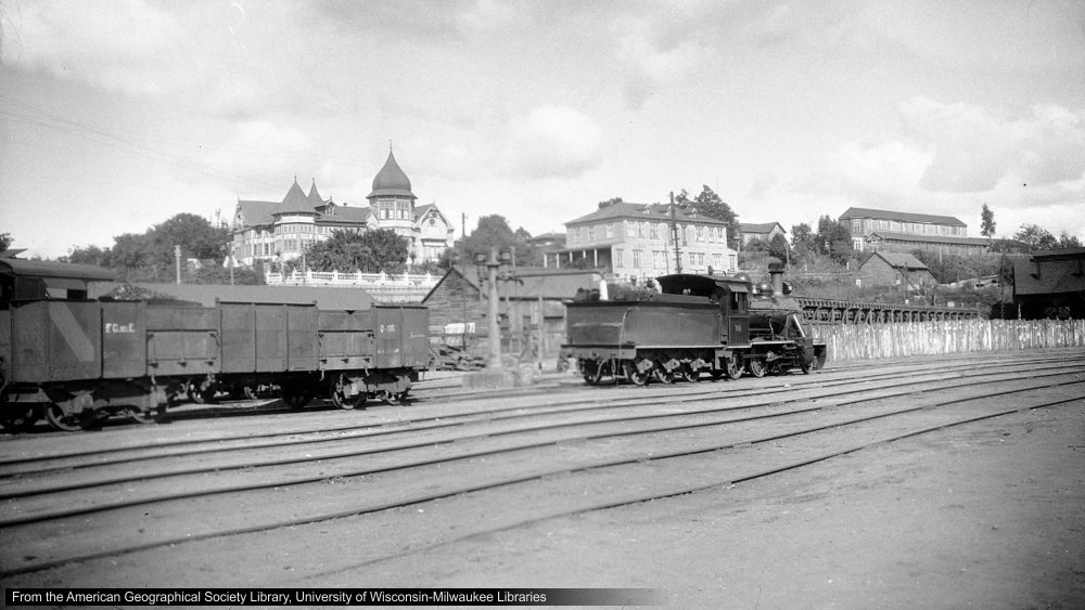 Patio de trenes de Osorno, Chile