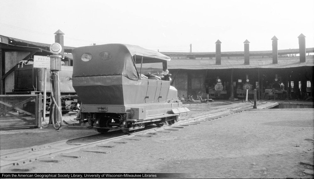 Tren auto en Braden Copper, Chile