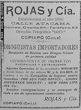 Aviso de Rojas calle Atacama