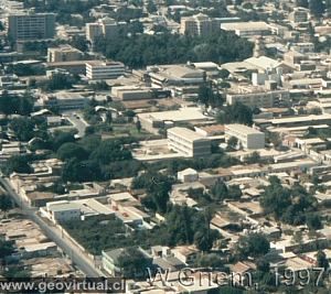 Vista del cerro de la Cruz en 1997