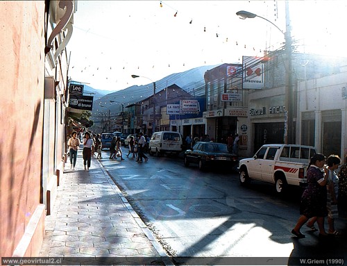 Copiapo calle Chacabuco - una comparación 1990 