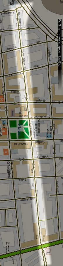 Mapa de Los Carreras en Copiapo