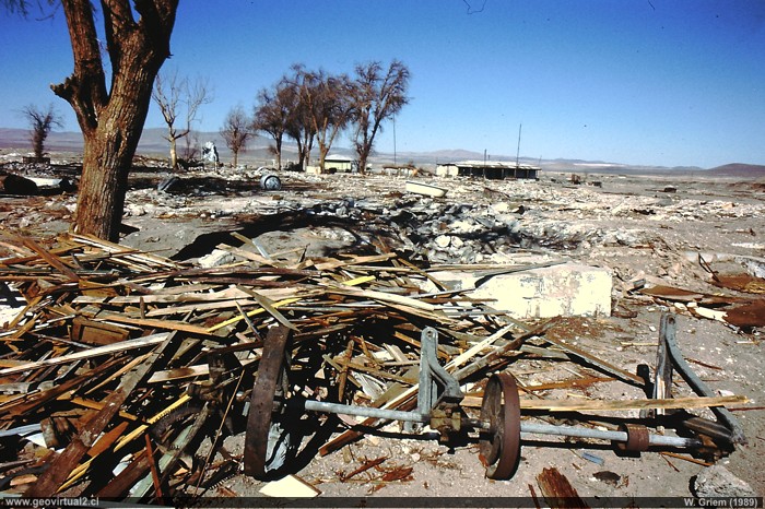 Oficina Alemania en 1989, desierto de Atacama