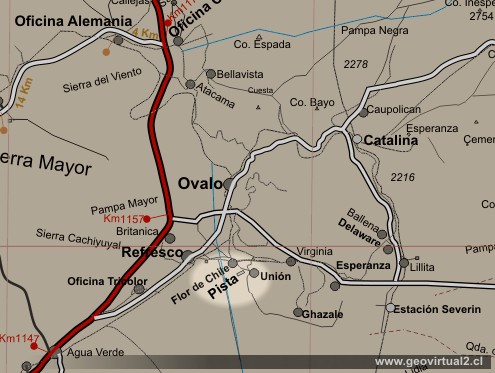 Mapa ubicación aerodromo