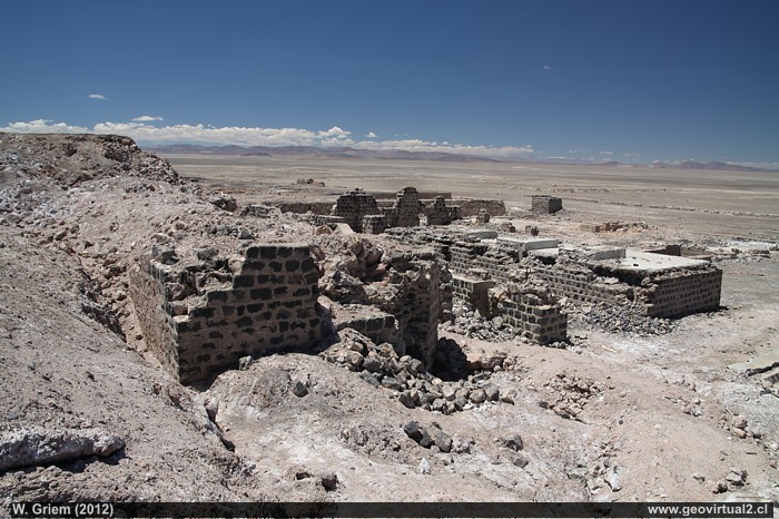 Oficina Chizela o Ghizela en el desierto de Atacama