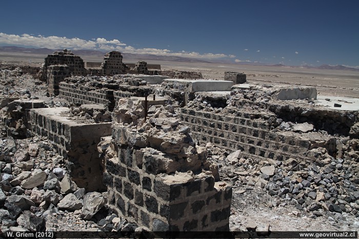 Ruinas en el desierto de Atacama: Ghizela