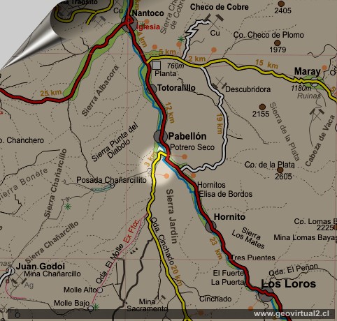  Carta de Potrero Seco - Región de Atacama