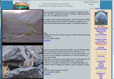 Página geovirtual en 2008