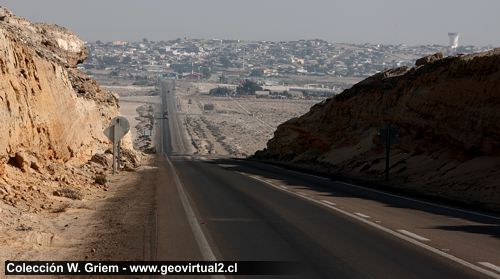 Carretera Pan-americana cerca de Caldera, Atacama