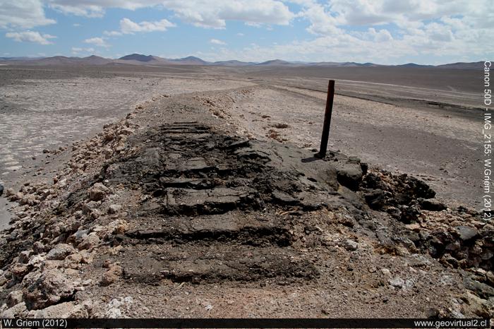 Rampa en la estación Ovalo, Desierto de Atacama - Chile