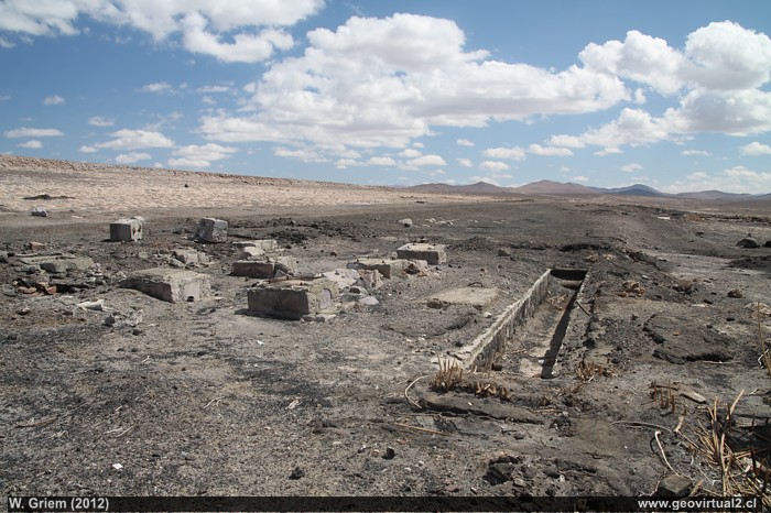 Restos de la estación Ovalo, Desierto de Atacama - Chile
