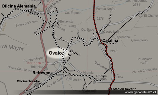 Estación Ovalo - mapa