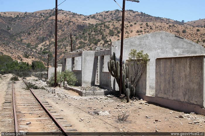Estación Cavilolen, ferrocarril longitudinal del Norte de Chile