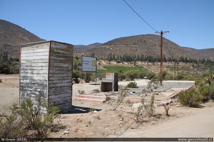 Estación Choapa en ruinas - ferrocarril longitudinal del Norte de Chile