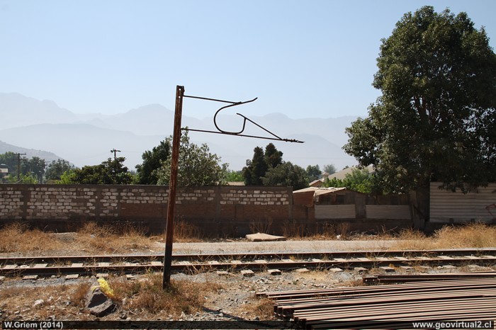 Estación ferrocarril El Melón, Región de Valparaíso, Chile