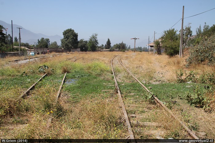 Estación ferrocarril El Melón, Región de Valparaíso, Chile