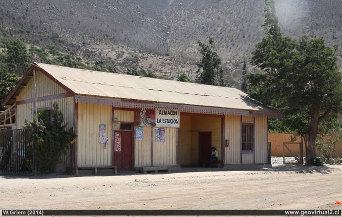 Estación ferrocarril Limáhuida, Norte de Chile