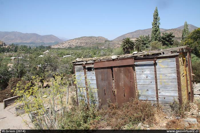 Carro en la estación de Limáhuida, Chile