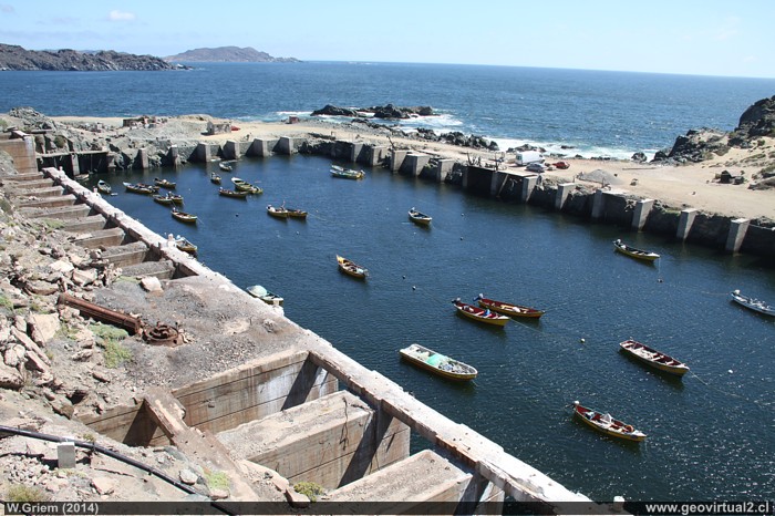 Puerto de Cruz Grande, ffcc mina Tofo