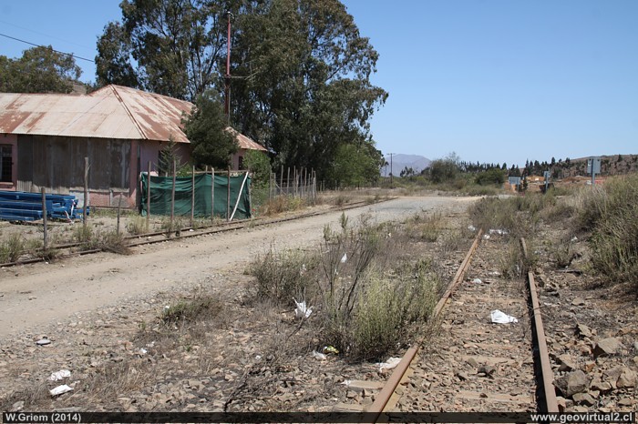 Estación Las Cardas, ferocarril a Ovalle