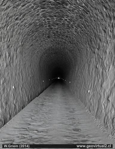Túnel Las Astas en el Norte de Chile