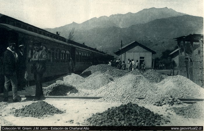 Estación de Chañaral Alto en 915