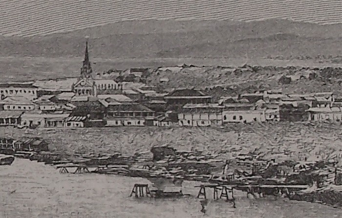 Ilustración de Caldera en la Región de Atacama: Reclus 1895