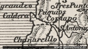 Carta de Ochsenius del ffcc de Copiapo