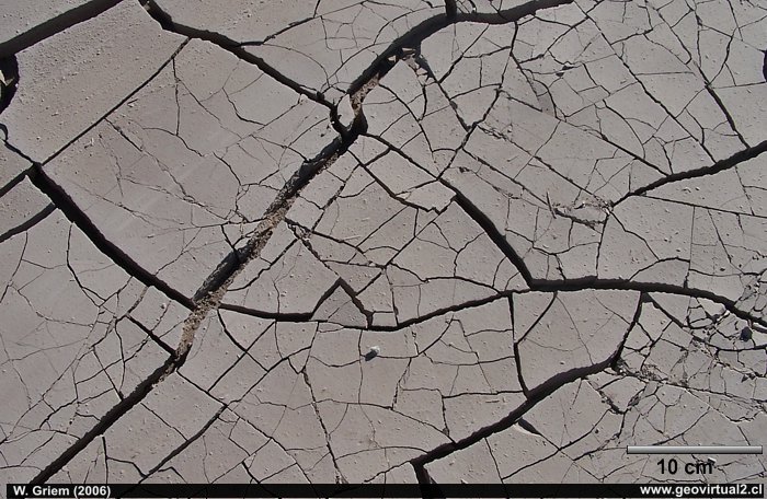 Grietas de resecación, Desierto Atacama